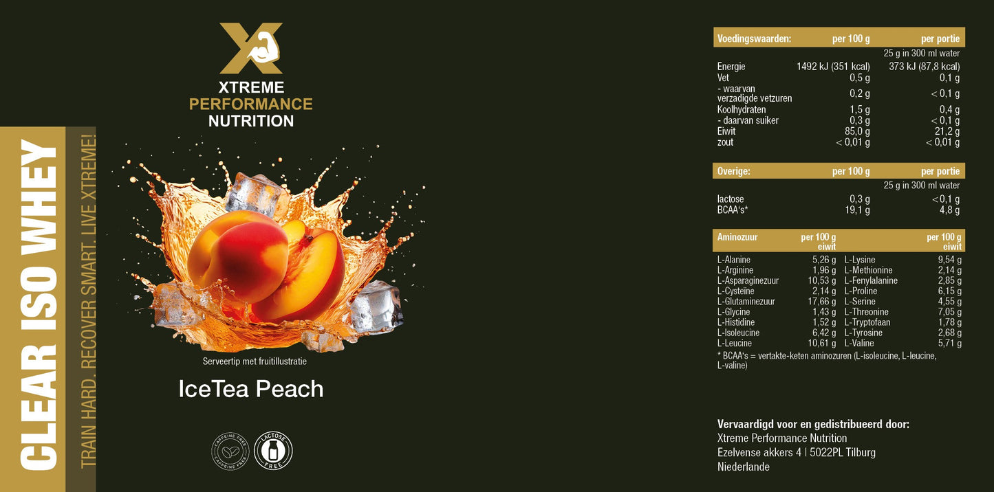 Clear Iso Whey - IceTea Peach 400g - XPN
