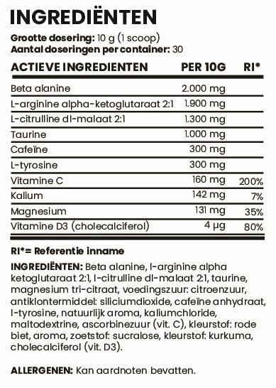 Pre-workout - Strawberry Kiwi - 300 g - XPN