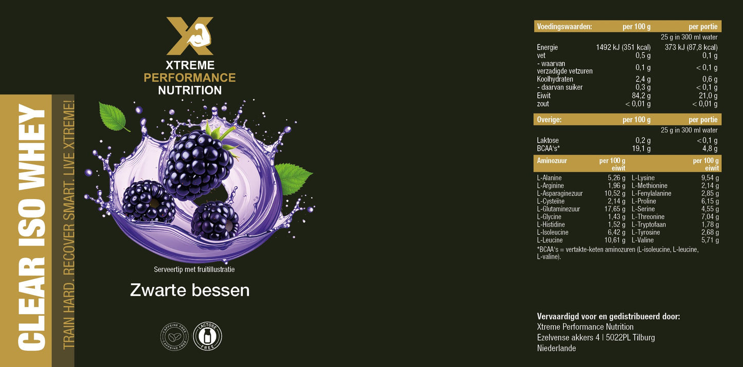 Clear Iso Whey - Zwarte Bessen 400g - XPN