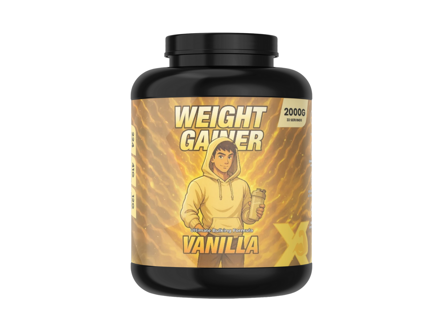 Weightgainer - Vanille - 2000 g - XPN